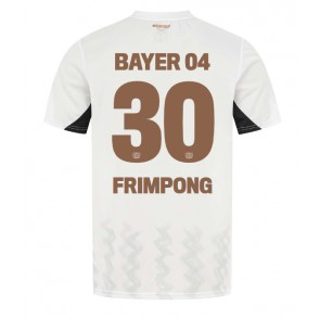 Billiga Bayer Leverkusen Jeremie Frimpong #30 Bortatröja 2024-25 Kortärmad